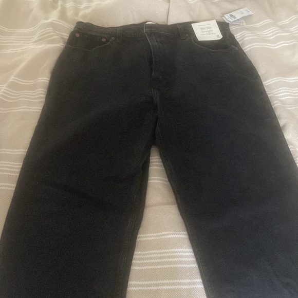 AF 90’s ultra high rise straight jeans. - Picture 2 of 4